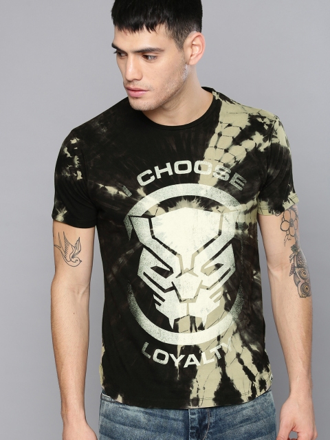 

Kook N Keech Marvel Men Black Printed Black Panther T-shirt