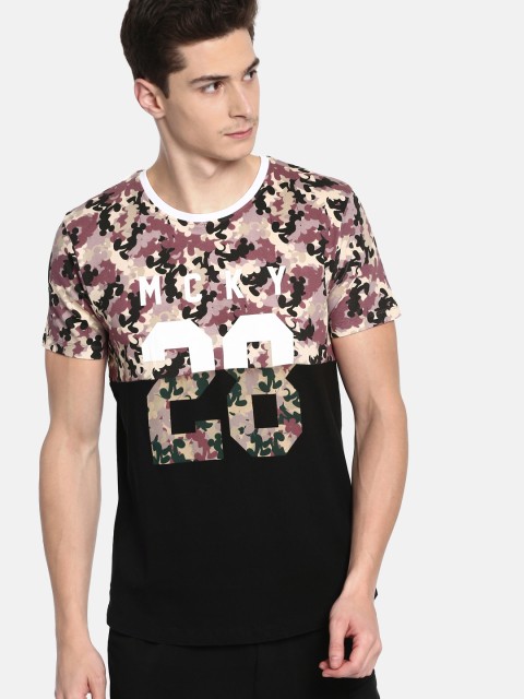 

Kook N Keech Disney Men Black Printed Round Neck T-shirt