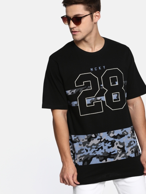 

Kook N Keech Disney Men Black Printed Round Neck T-shirt