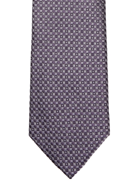 

Louis Philippe Purple Woven Design Broad Tie