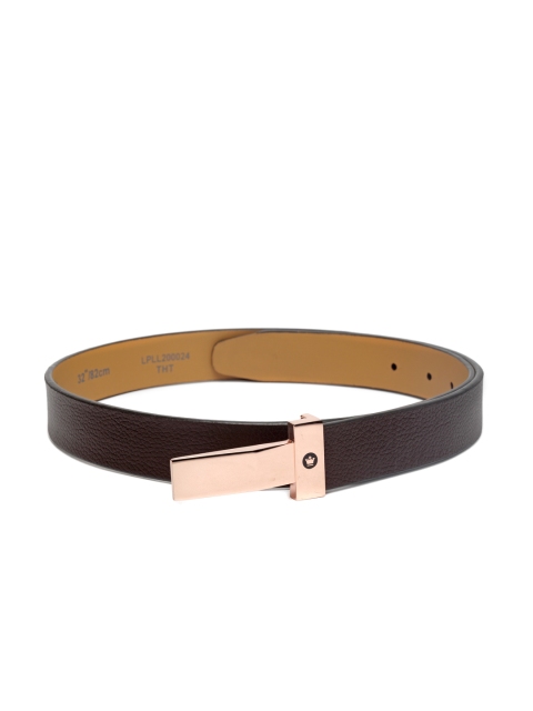

Louis Philippe Men Brown Genuine Leather Belt