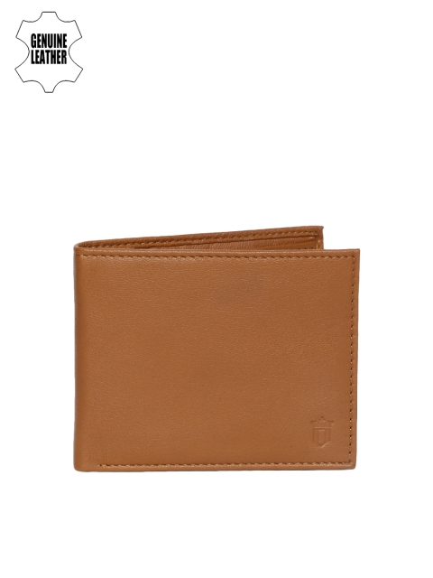 

Louis Philippe Men Tan Brown Genuine Leather Two Fold Wallet