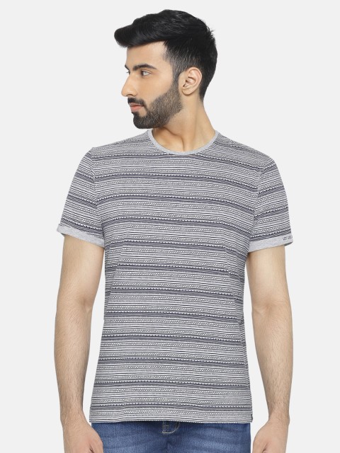 

Lee Men Grey Printed Round Neck T-shirt