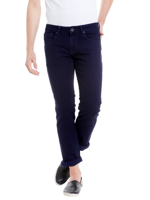

Easies Men Navy Blue Slim Fit Mid-Rise Clean Look Jeans