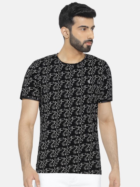

Wrangler Men Black Printed Round Neck T-shirt
