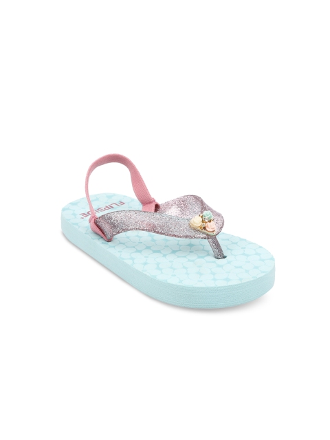 

Flipside Girls Green & Pink Solid Thong Flip-Flops
