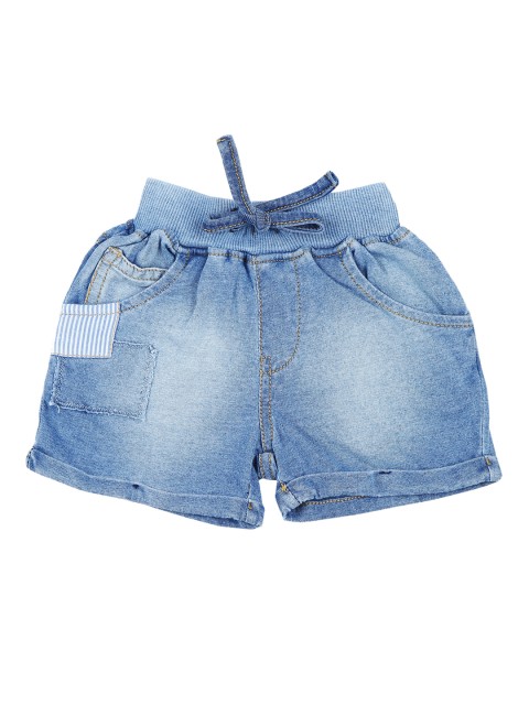 

Gini and Jony Girls Blue Solid Regular Fit Shorts