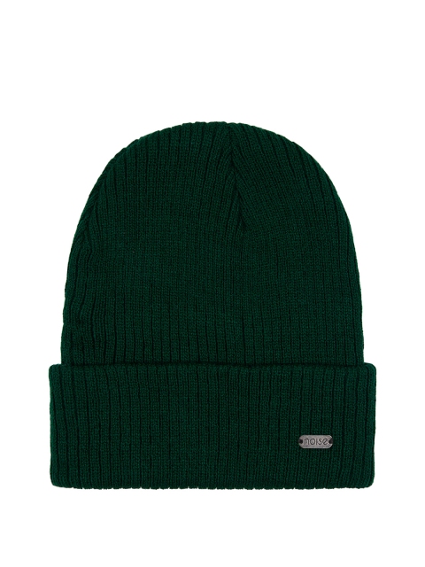 

NOISE Unisex Green Self Design Beanie