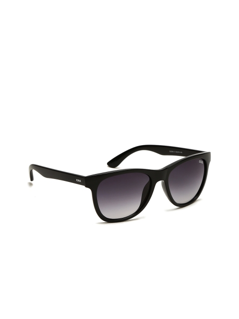 

I DEE Unisex Oval Sunglasses IDS2299C1SG, Black
