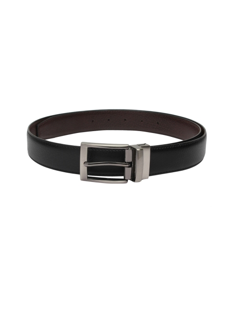 

CRUSSET Men Black & Brown Solid Leather Belt