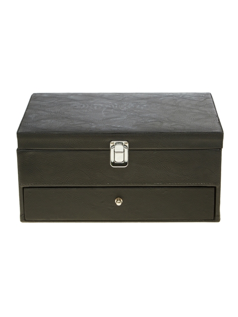 

Leather World Unisex 20 Slots Black Watch Organiser Box