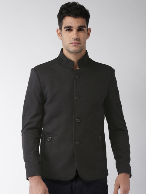 

Fort Collins Men Black Bandhgala Blazer