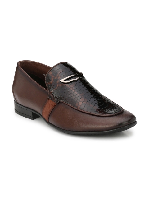 

Hitz Men Brown Leather Formal Shoes