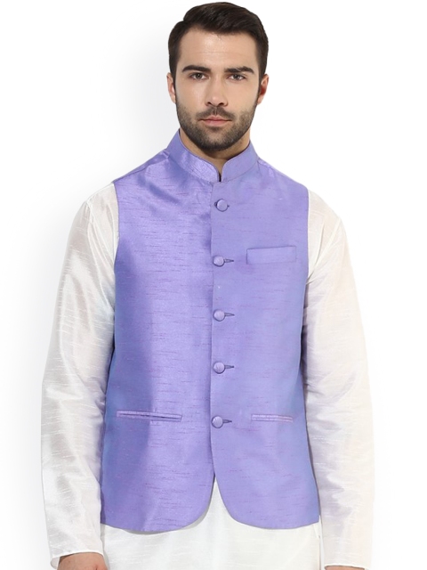 

KISAH Lavender Nehru Jacket