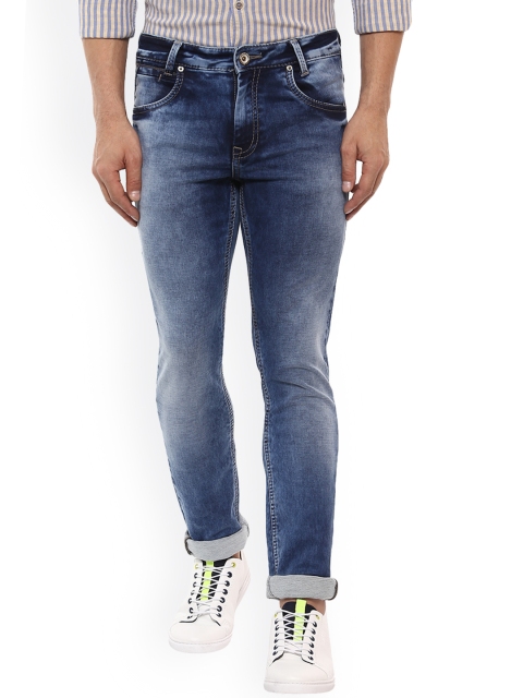 

Mufti Men Blue Slim Fit Mid-Rise Clean Look Stretchable Jeans