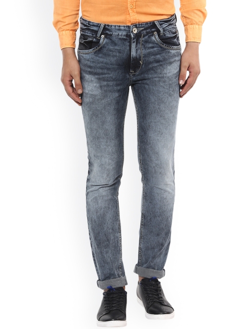 

Mufti Men Blue Super Slim Fit Mid-Rise Clean Look Stretchable Jeans