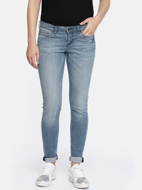 

Vero Moda Women Blue Regular Fit Low-Rise Jeans