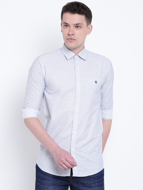 

Duke Stardust Men Grey Regular Fit Printed Casual Shirt