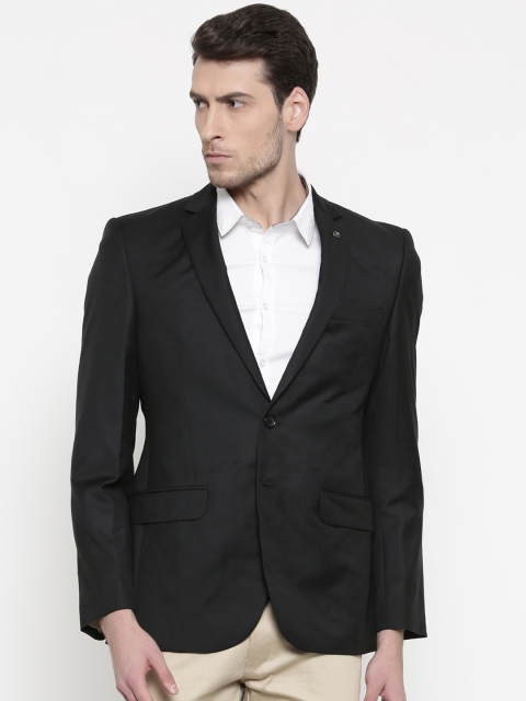 

Raymond Men Black Slim Fit Single-Breasted Formal Blazer