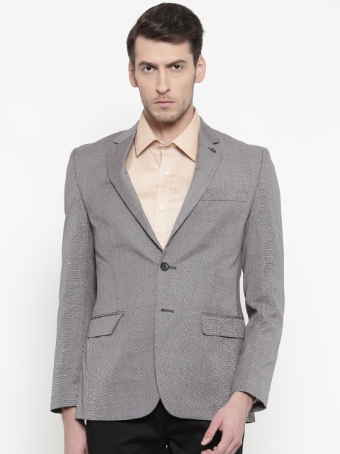 

Raymond Grey Solid Slim Fit Smart Casual Single-Breasted Blazer