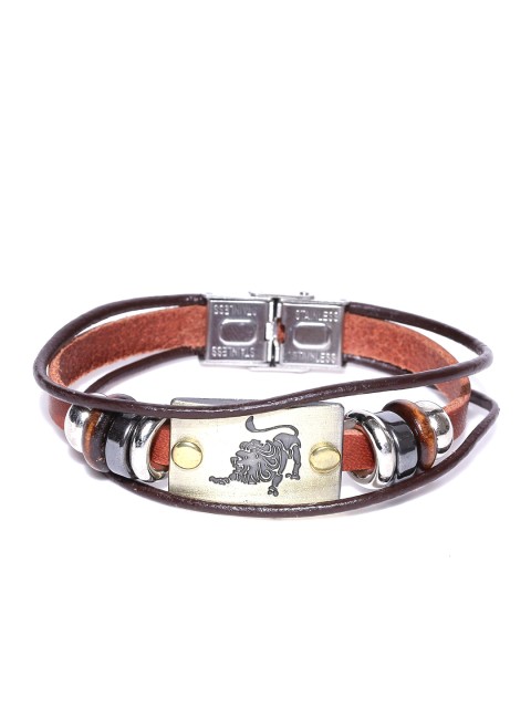 

Golden Peacock Unisex Brown Multistranded Bracelet