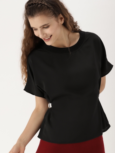 

DressBerry Women Black Solid Top