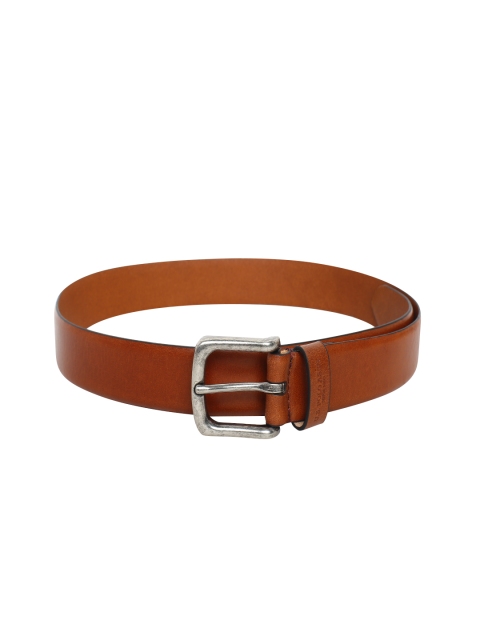 

U.S. Polo Assn. Men Tan Brown Leather Solid Belt