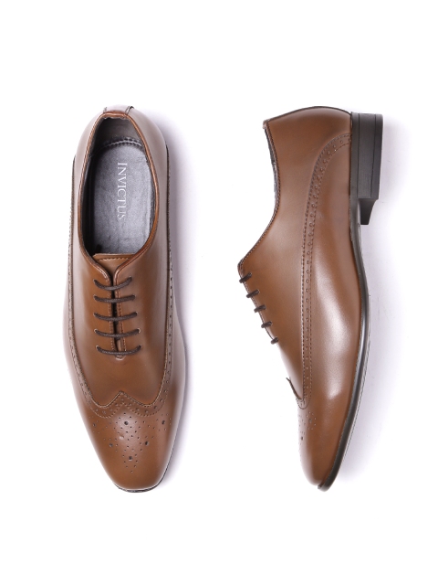 

INVICTUS Men Brown Formal Oxfords