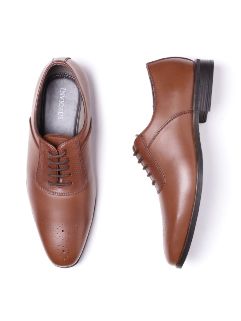 

INVICTUS Men Brown Formal Oxfords