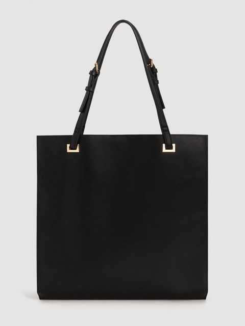 

MANGO Black Solid Shoulder Bag