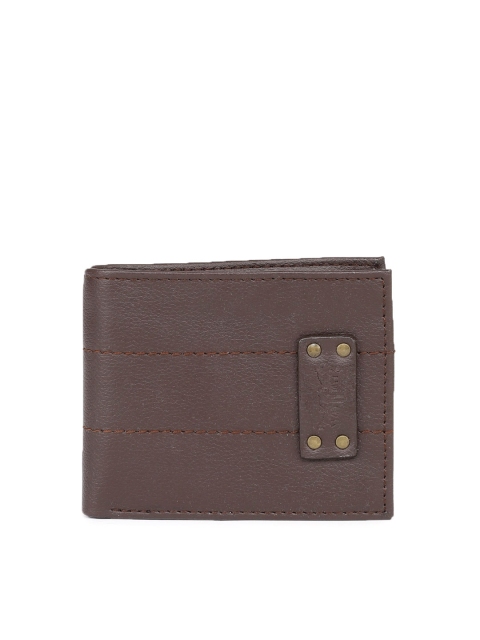 

Levis Men Brown Solid Two Fold Wallet