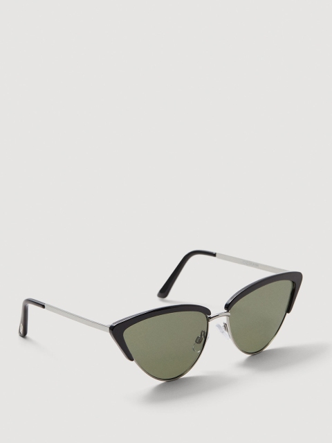 

MANGO Women Cat Eye Sunglasses 23030573, Green