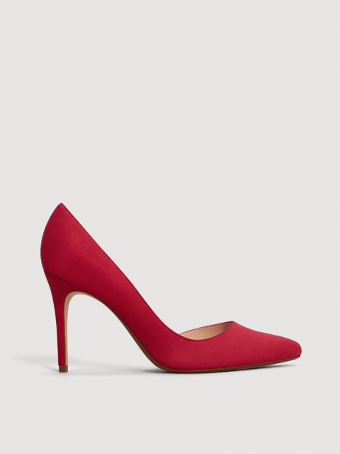 

MANGO Women Pink Solid Pumps