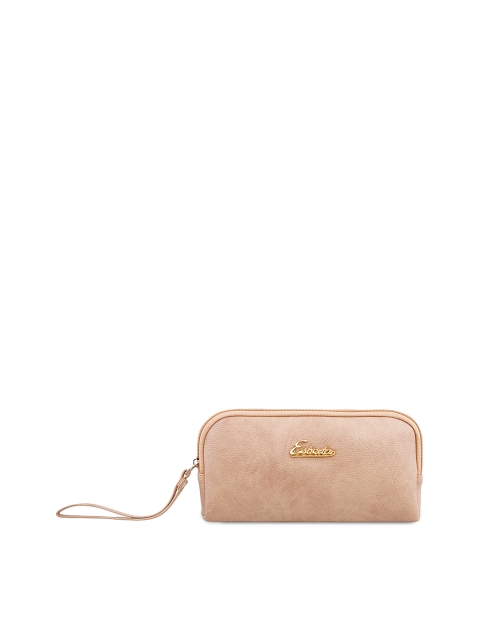 

ESBEDA Women Beige Solid Card Holder