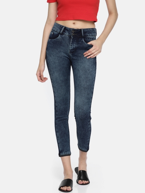 

Code 61 Women Blue Skinny Fit Mid-Rise Clean Look Stretchable Jeans