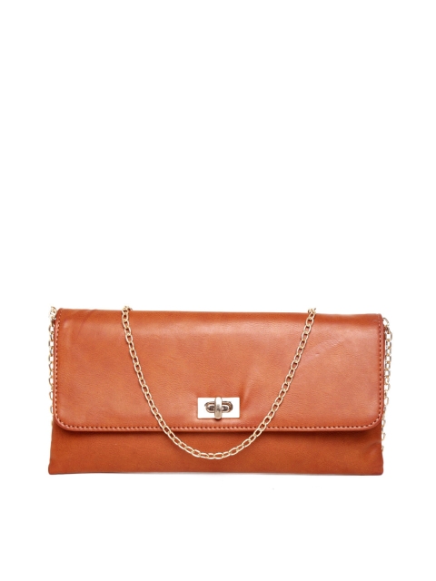 

Carlton London Tan Brown Solid Clutch