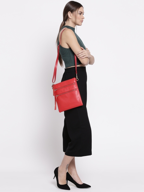 

Carlton London Red Solid Sling Bag