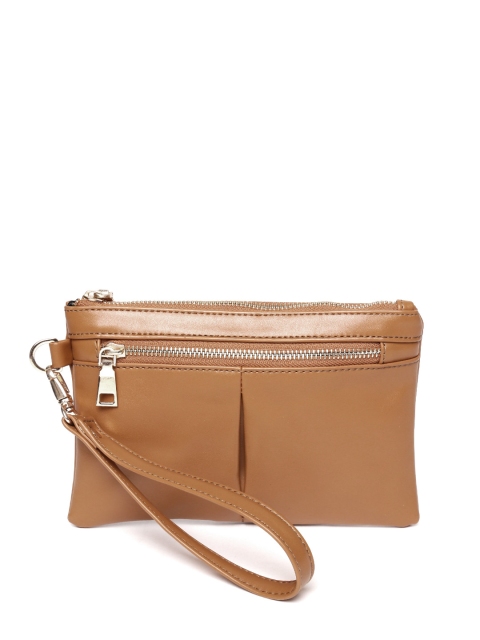 

Carlton London Tan Brown Solid Purse