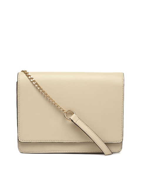 

Carlton London Beige Solid Sling Bag