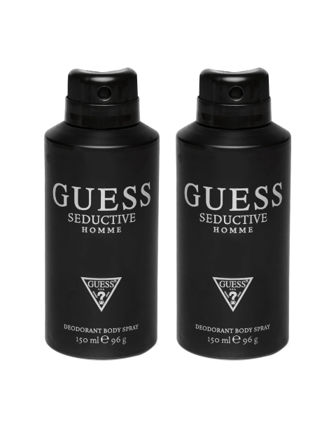 

GUESS Men Pack of 2 Seductive Homme Deodorant Body Sprays, Black