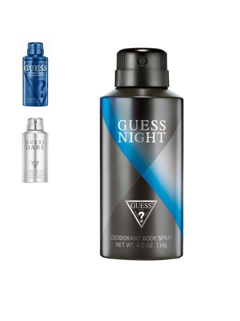 

GUESS Men Set of 3 Deodorants, Silver