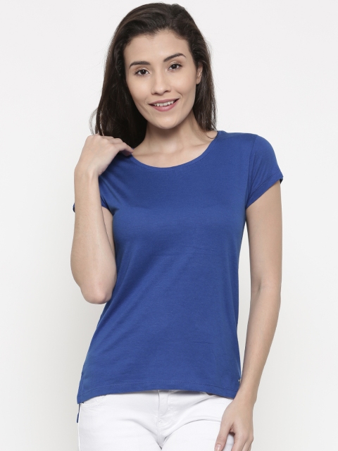 

Deal Jeans Women Blue Solid Top