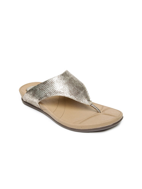 

Inc 5 Women Gold-Toned Textured Sandals