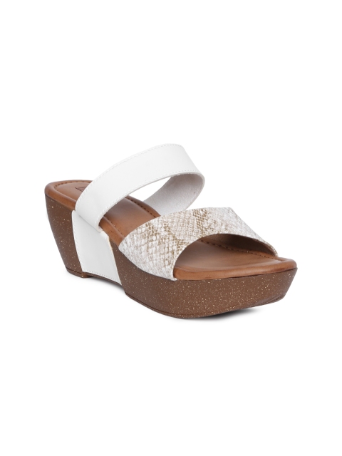 

Inc 5 Women White Solid Sandals