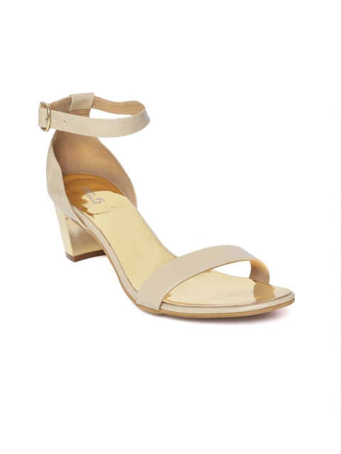 

Inc 5 Women Beige Solid Block Heels