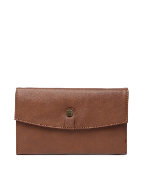 

Baggit Women Brown Solid Three Fold Wallet