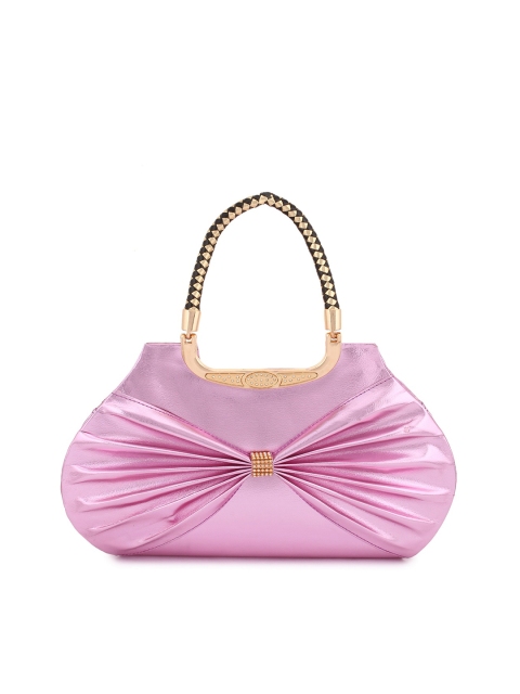 

Shoetopia Pink Solid Clutch