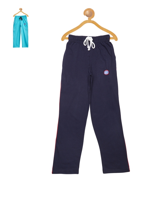 

VIMAL Boys Pack of 2 Slim Fit Track Pants, Navy blue