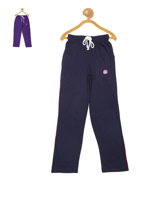 

VIMAL Boys Pack of 2 Slim Fit Track Pants, Navy blue
