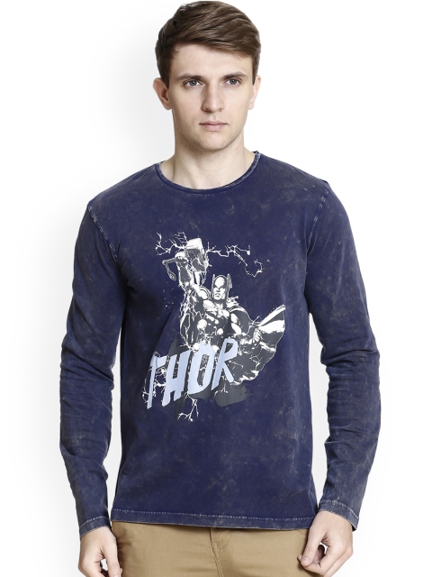 

Free Authority Men Navy Blue Avengers Printed T-shirt